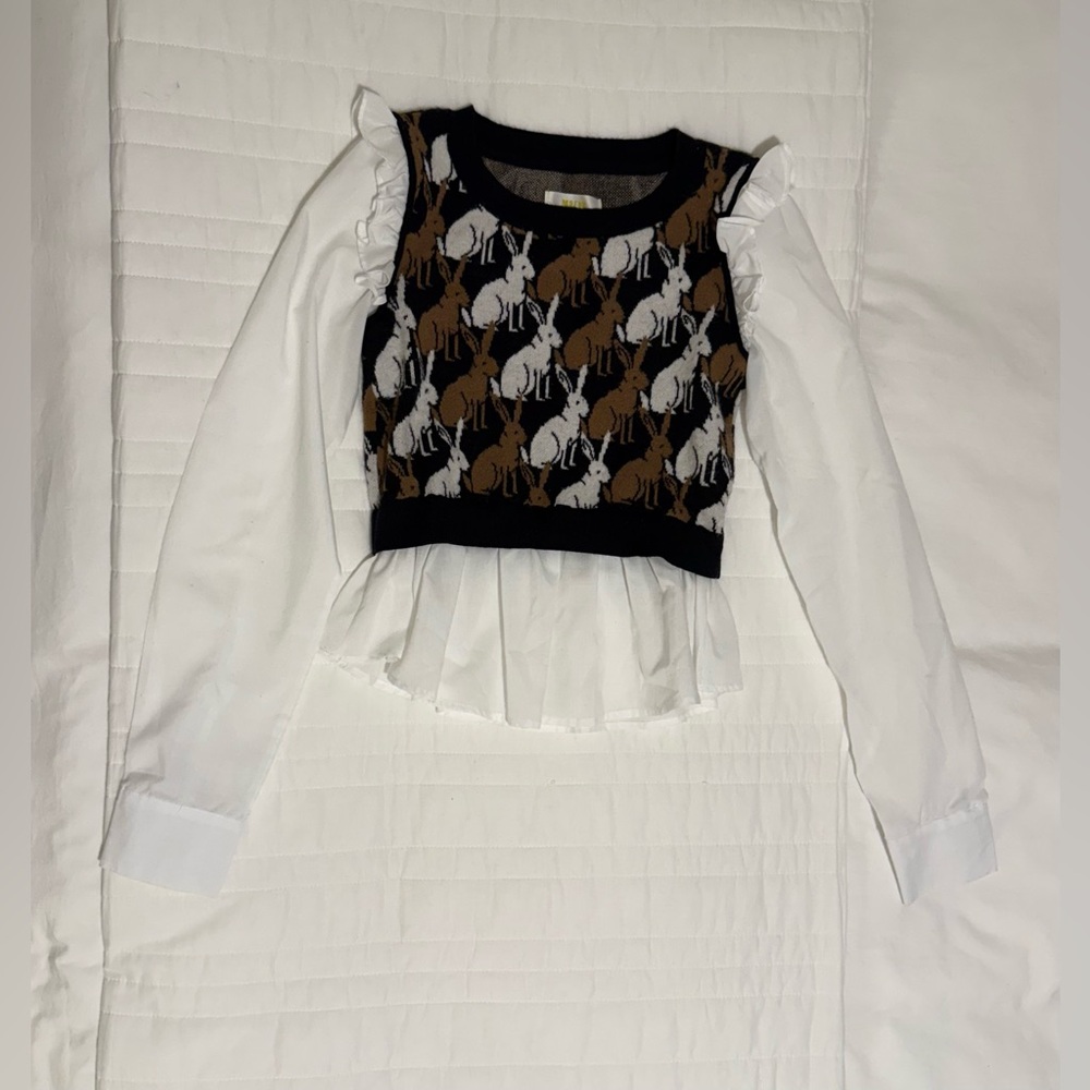 Anthropologie Twofer Sweater Top